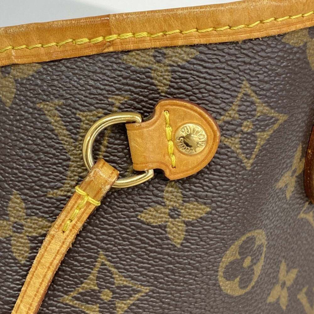 LOUIS VUITTON Brown Monogram Neverfull PM Tote Bag - Picture 11 of 12